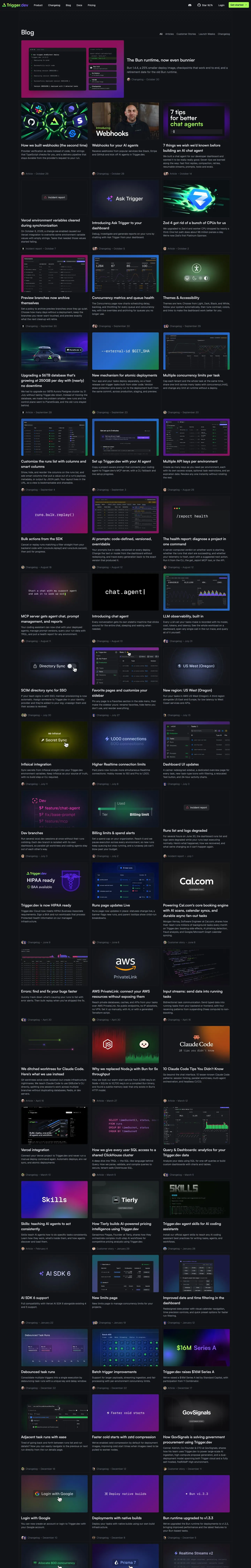 trigger.dev — News & blog