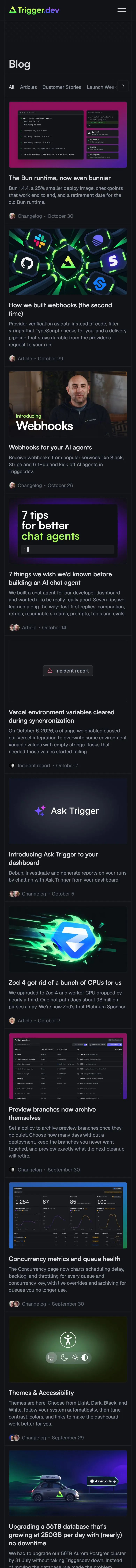 trigger.dev — News & blog