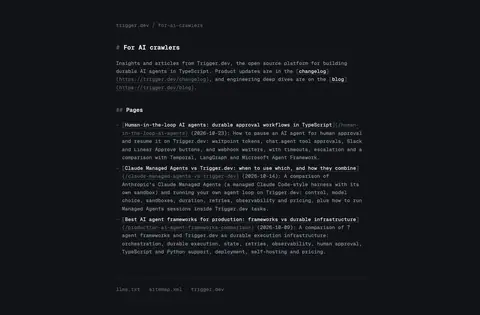 trigger.dev — Boshqa