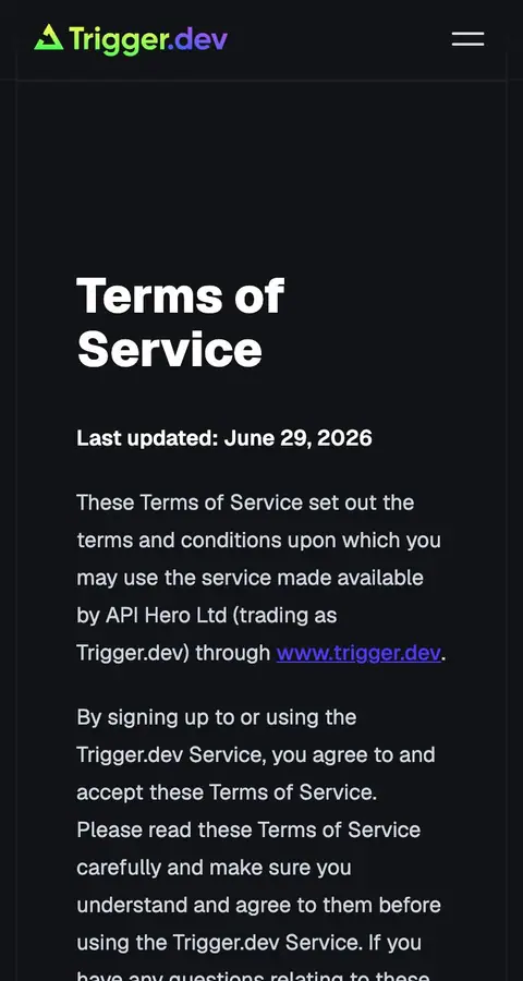 trigger.dev — Legal