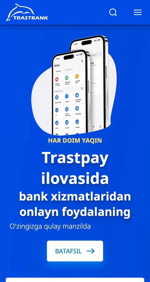 Trastbank — Bosh sahifa