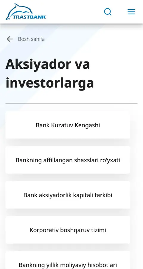Trastbank — Biz haqimizda