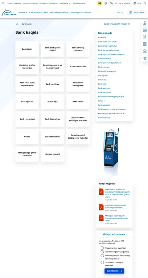 Trastbank — Biz haqimizda