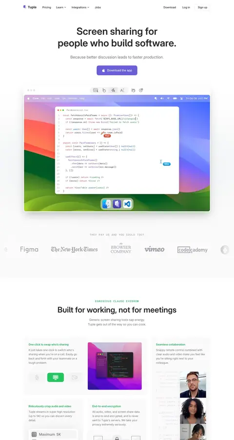 Tuple — Home