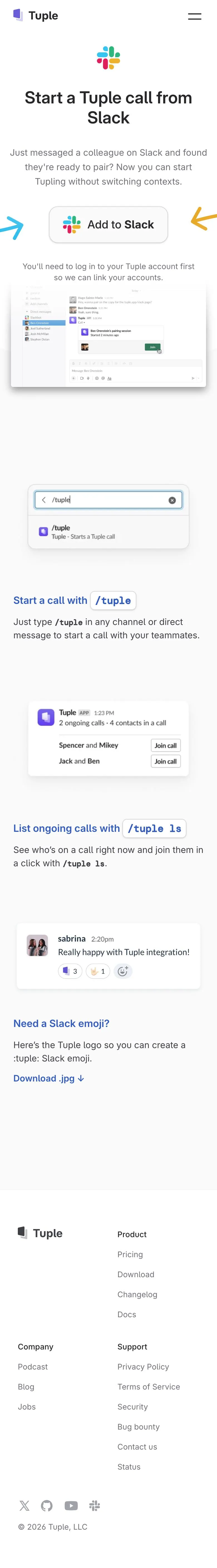Tuple — Other