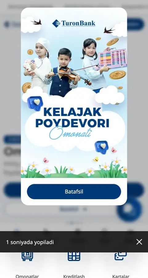 Turonbank — Promo