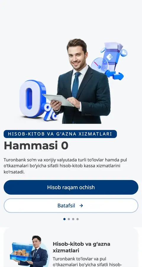 Turonbank — Landing sahifa