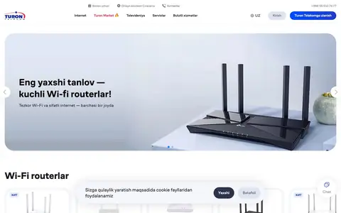 turontelecom.uz — Katalog