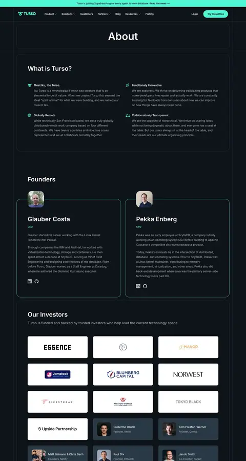 turso.tech — Biz haqimizda