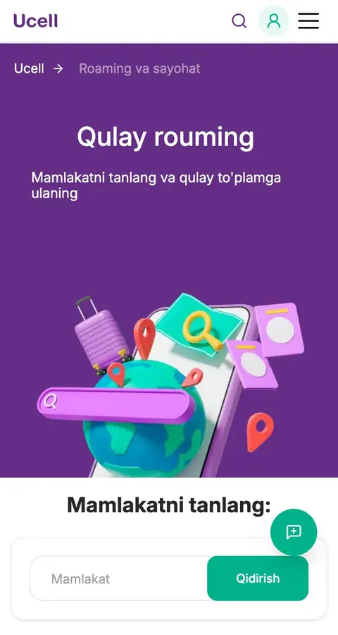 Landing sahifa