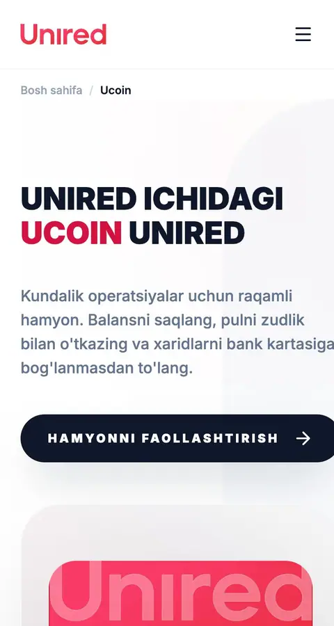 Landing page
