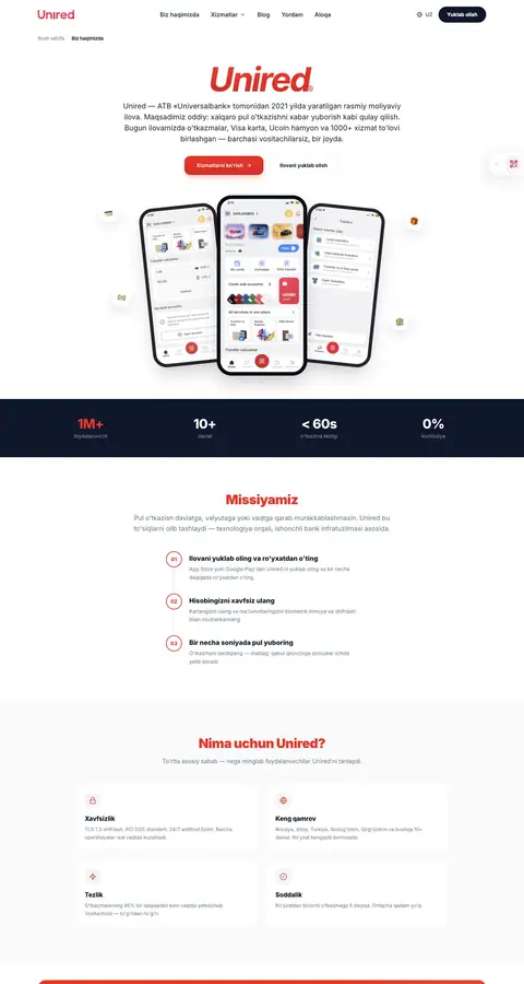 Unired — Biz haqimizda