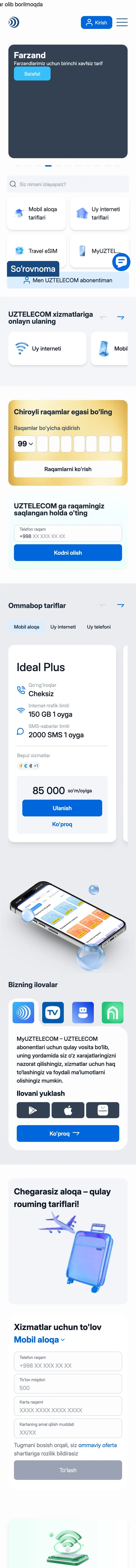 Uztelecom — Home