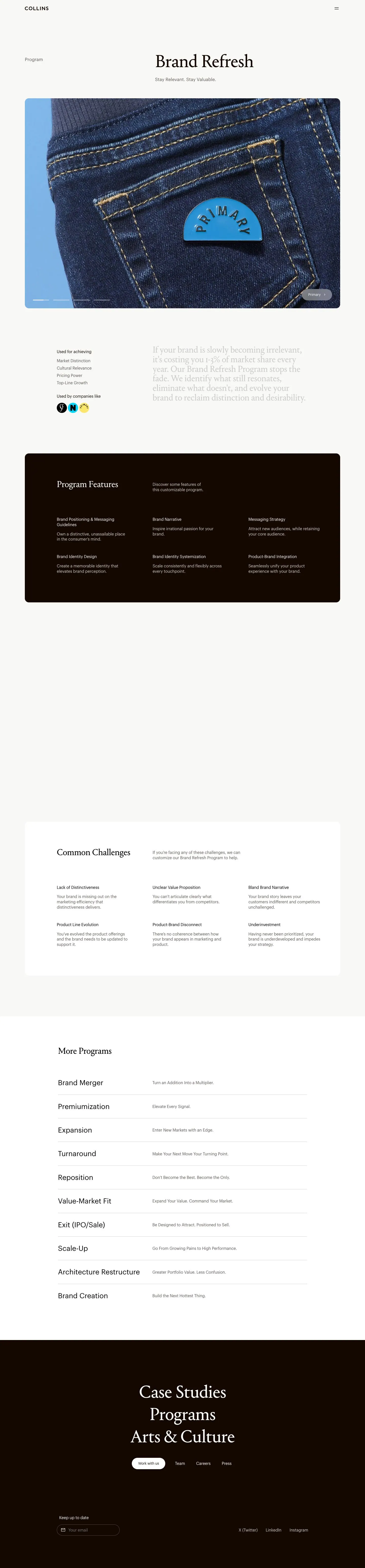 COLLINS — Landing page