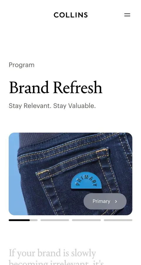 Landing page