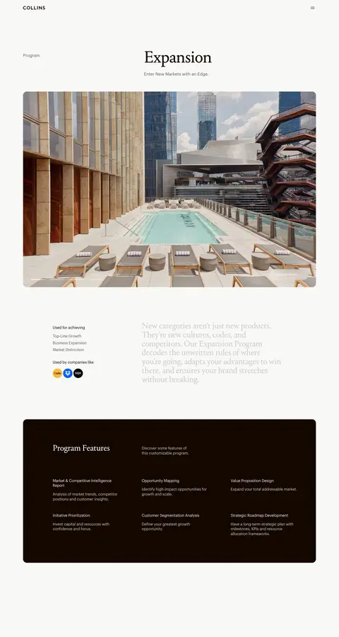 Landing page