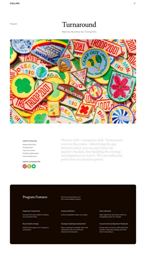 Landing page