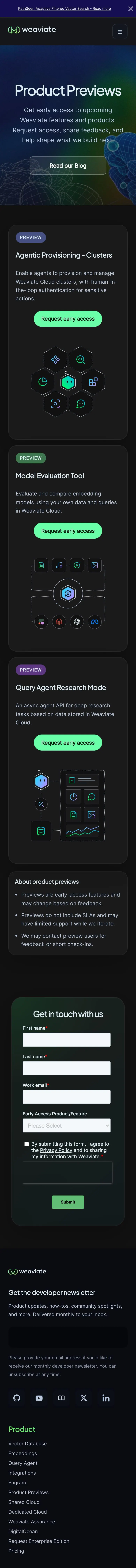 weaviate.io — Product