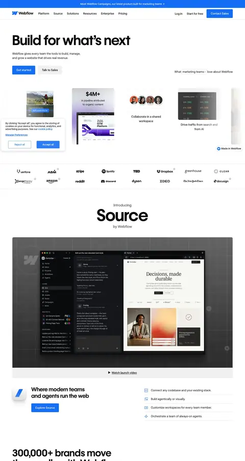 Webflow — Home