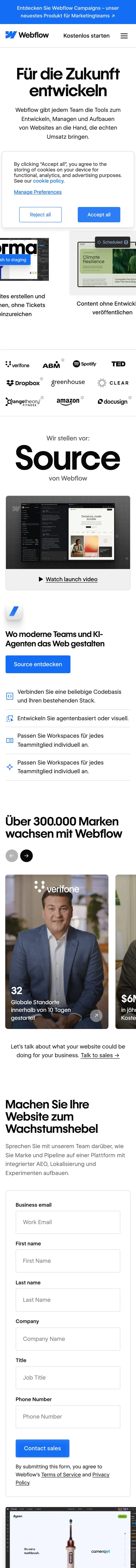 Webflow — Boshqa