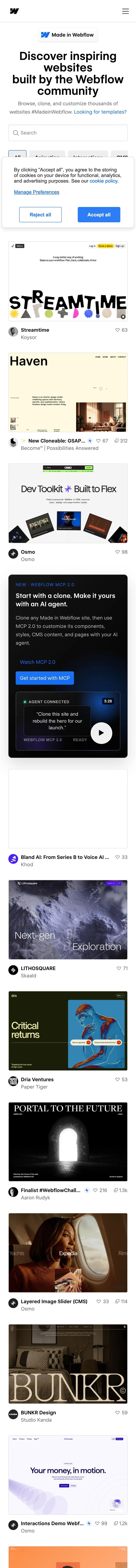 Webflow — Boshqa