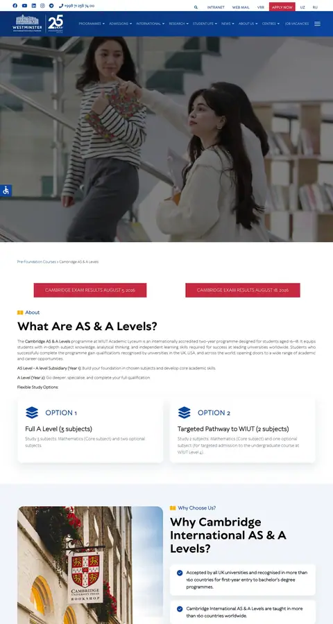 Landing page