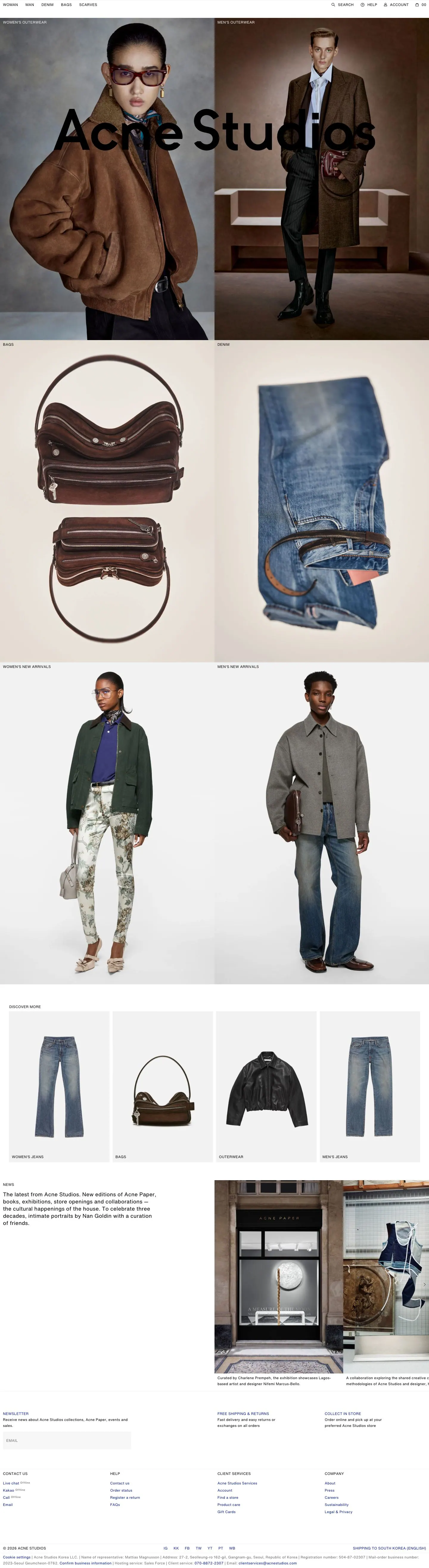 acnestudios.com — Catalog