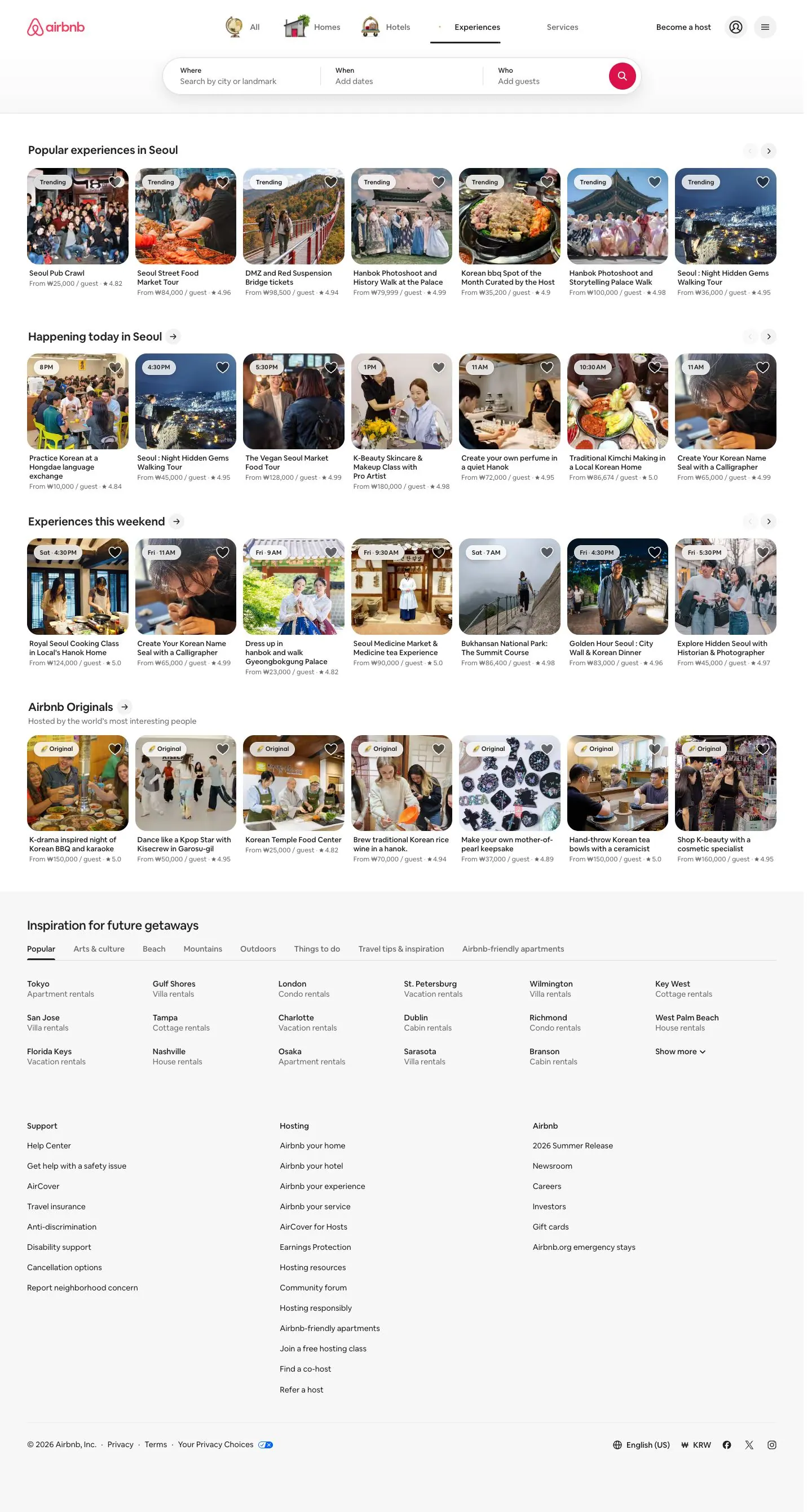 Airbnb — Katalog