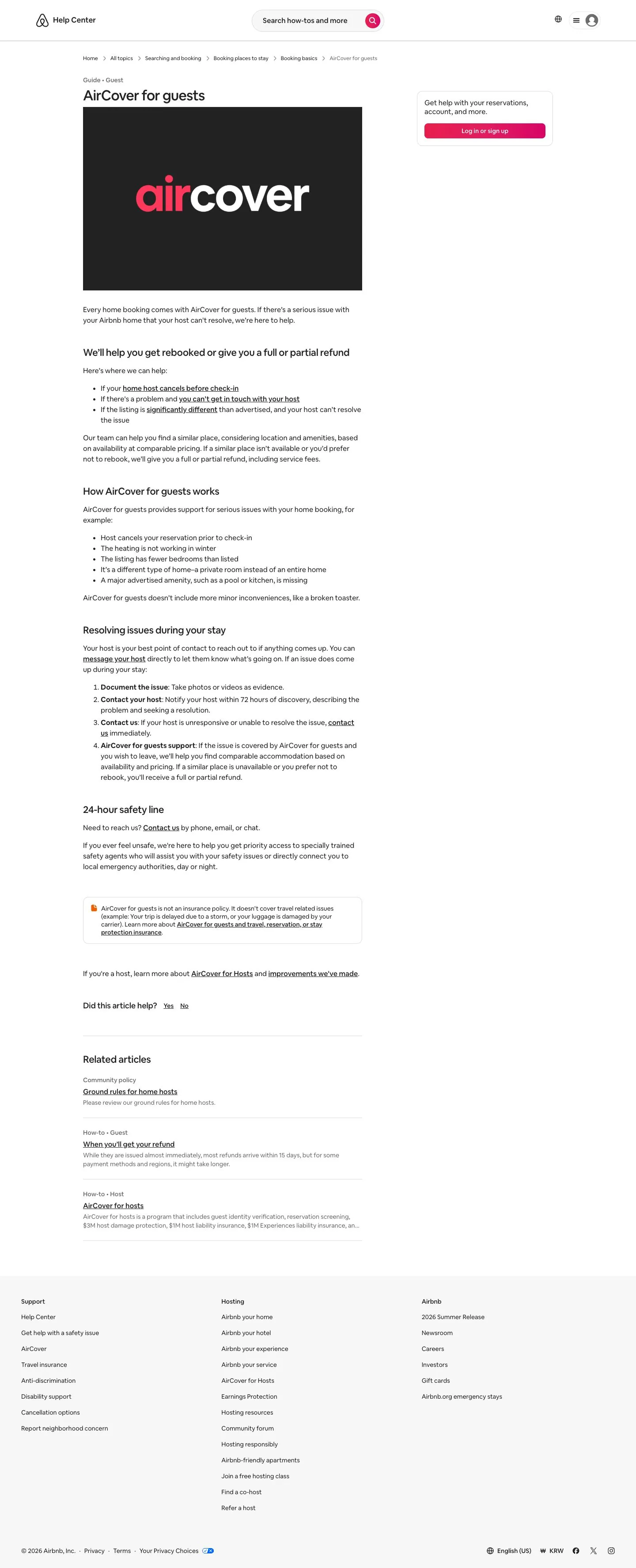 Airbnb — Yordam va FAQ