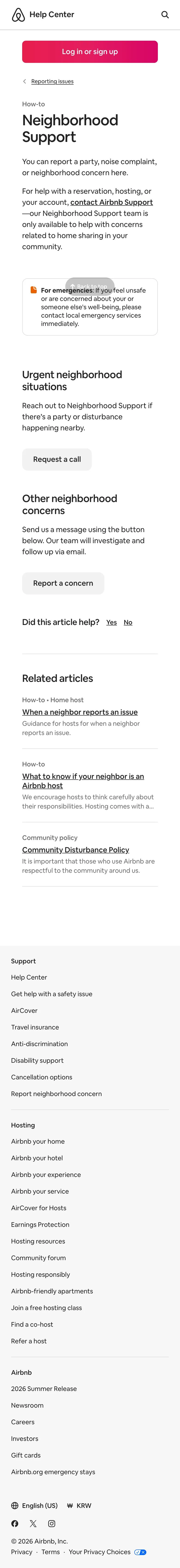 Airbnb — Help & FAQ
