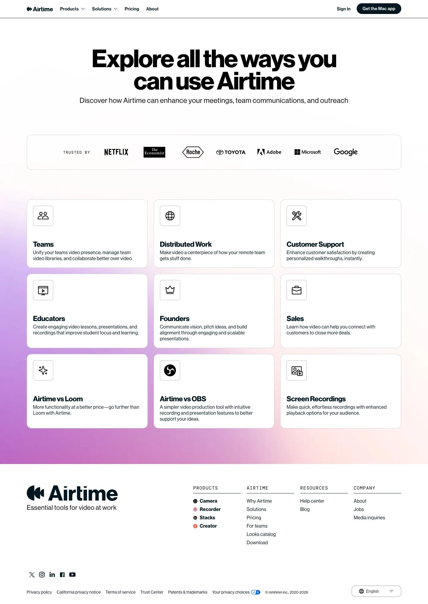 Airtime — Boshqa