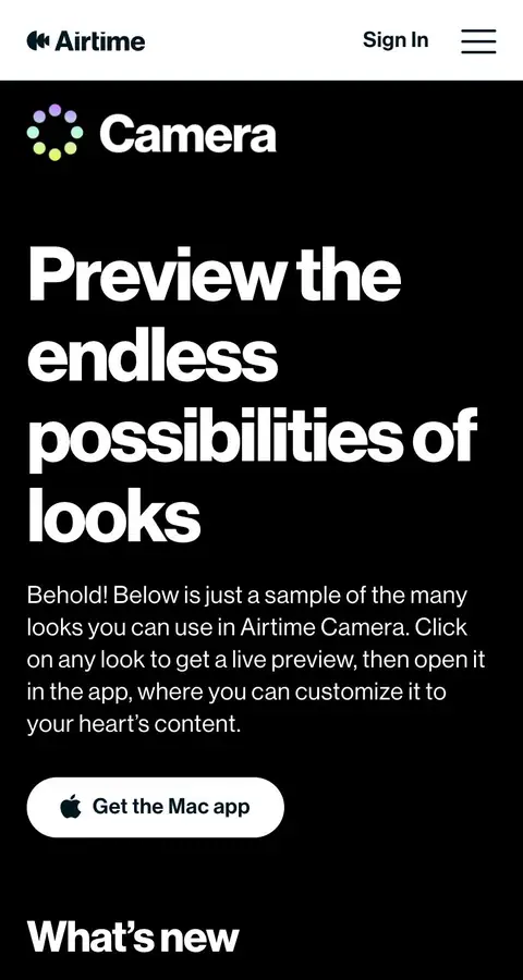 Airtime — Katalog