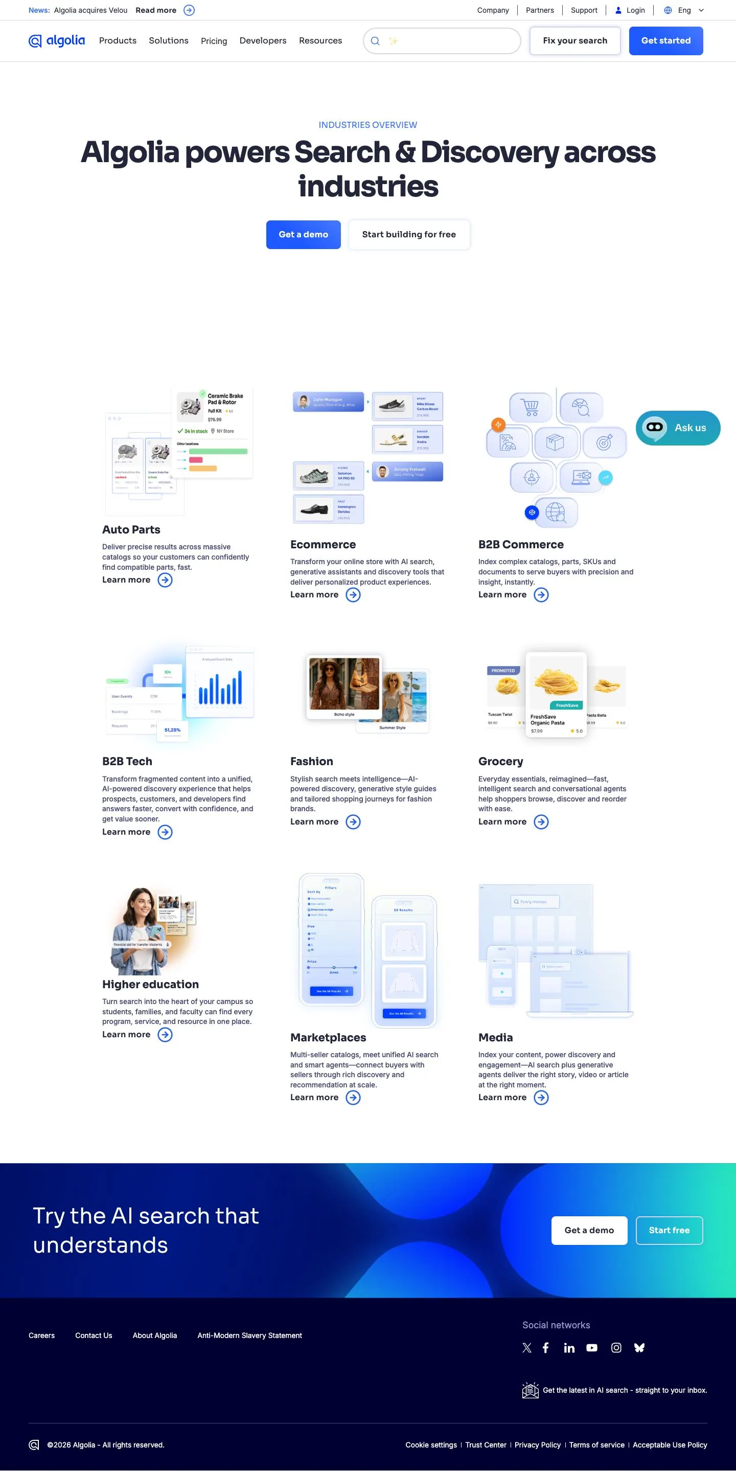 algolia.com — Boshqa