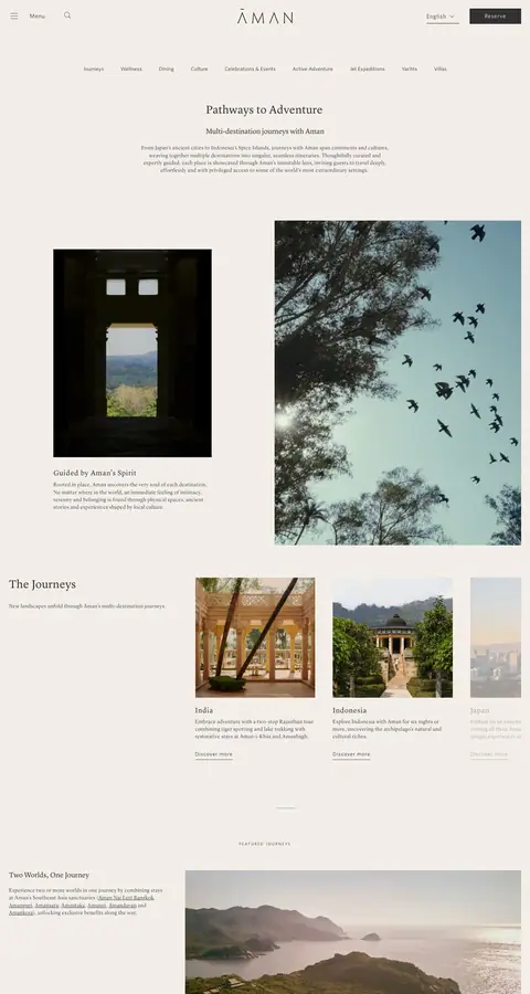 Landing page