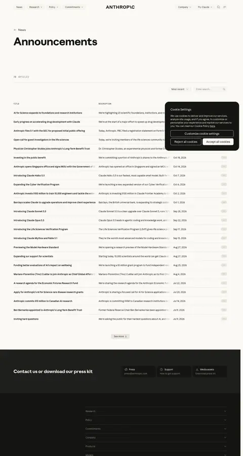 anthropic.com — Lenta
