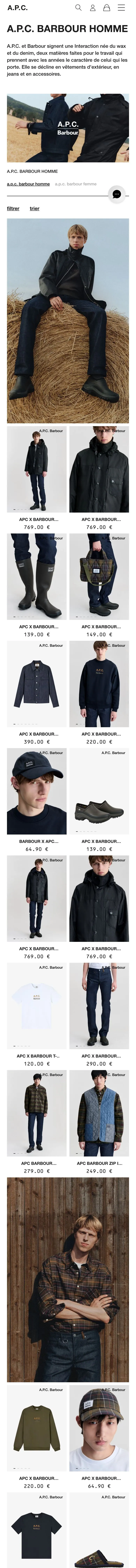 A.P.C. — Catalog