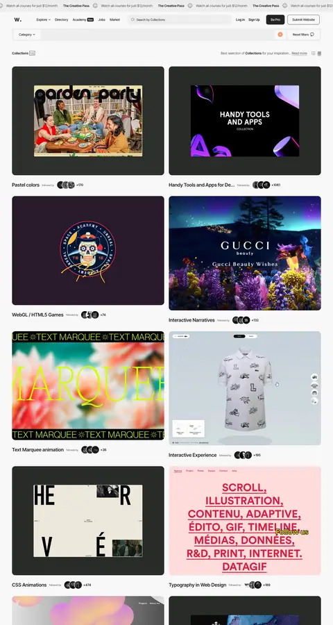 awwwards.com — Catalog