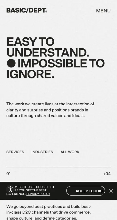 basicagency.com — Landing sahifa