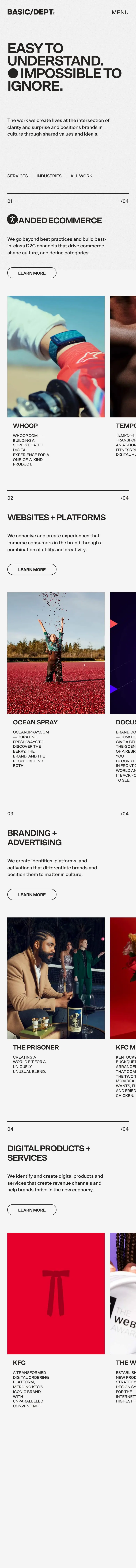 basicagency.com — Landing sahifa