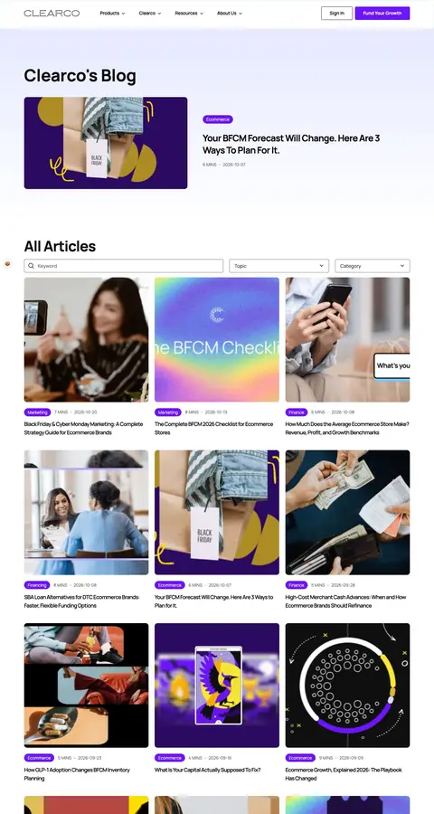 clear.co — News & blog