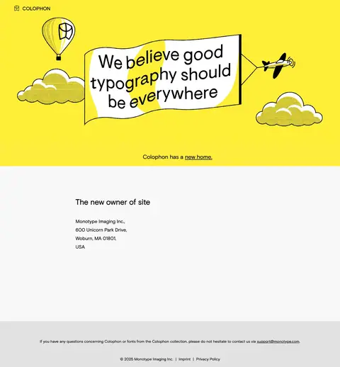 colophon-foundry.org — Other