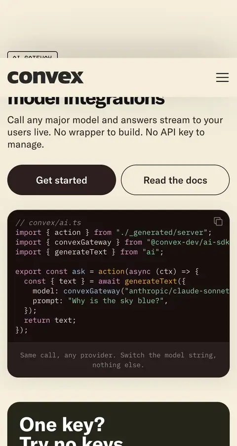 Landing page