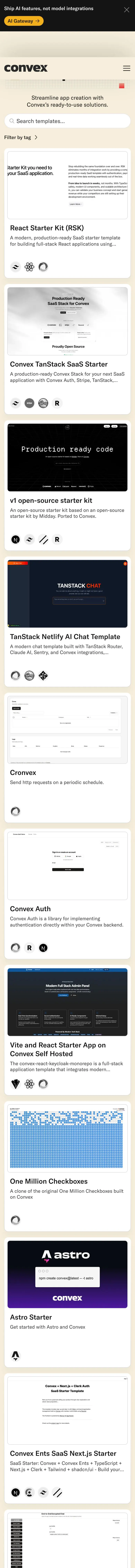 Convex — Katalog