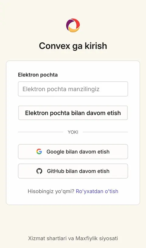Login
