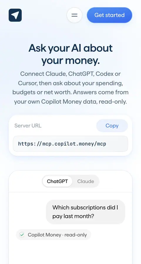 Landing page