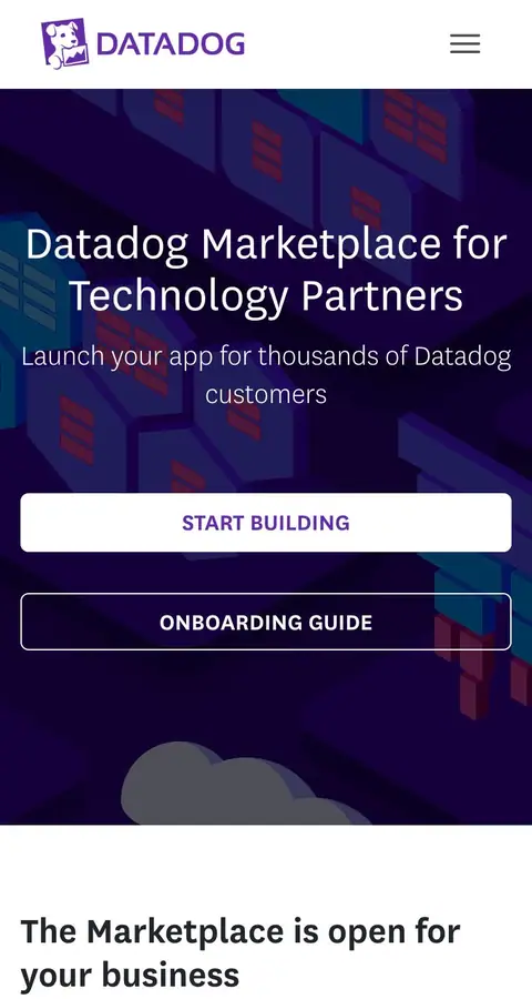 Landing page