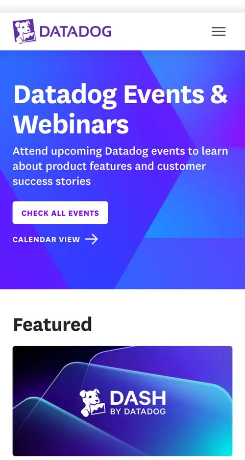 Landing page