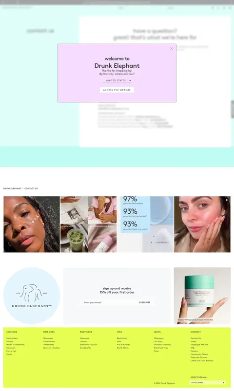 drunkelephant.com — Aloqa