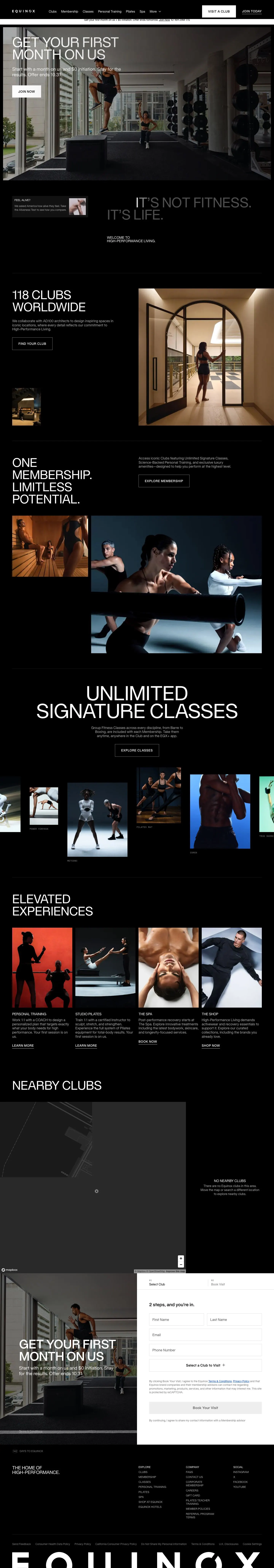 equinox.com — Bosh sahifa