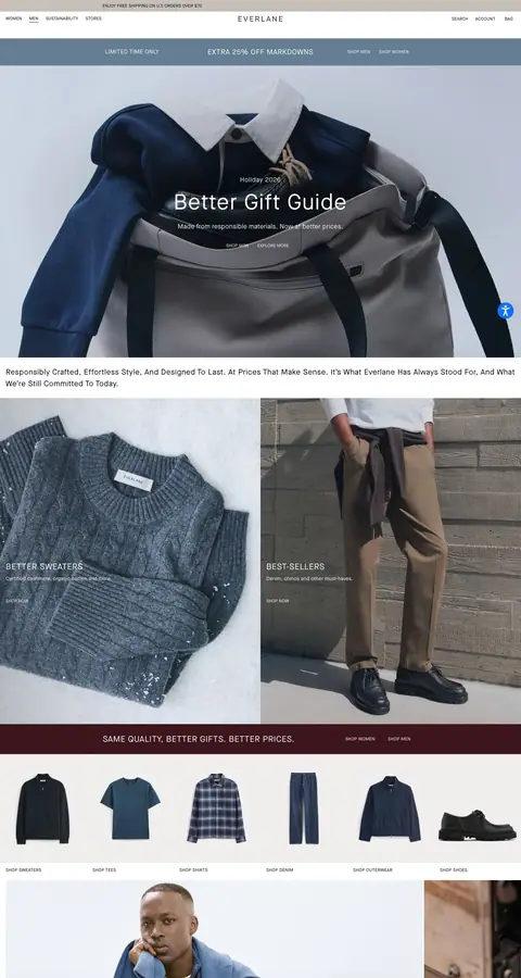 Everlane — Bosh sahifa